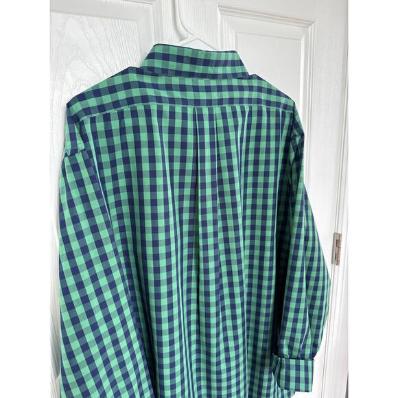 Brooks Brothers Regent the original polo shirt, navy and green cotton XXL - Picture 10 of 12